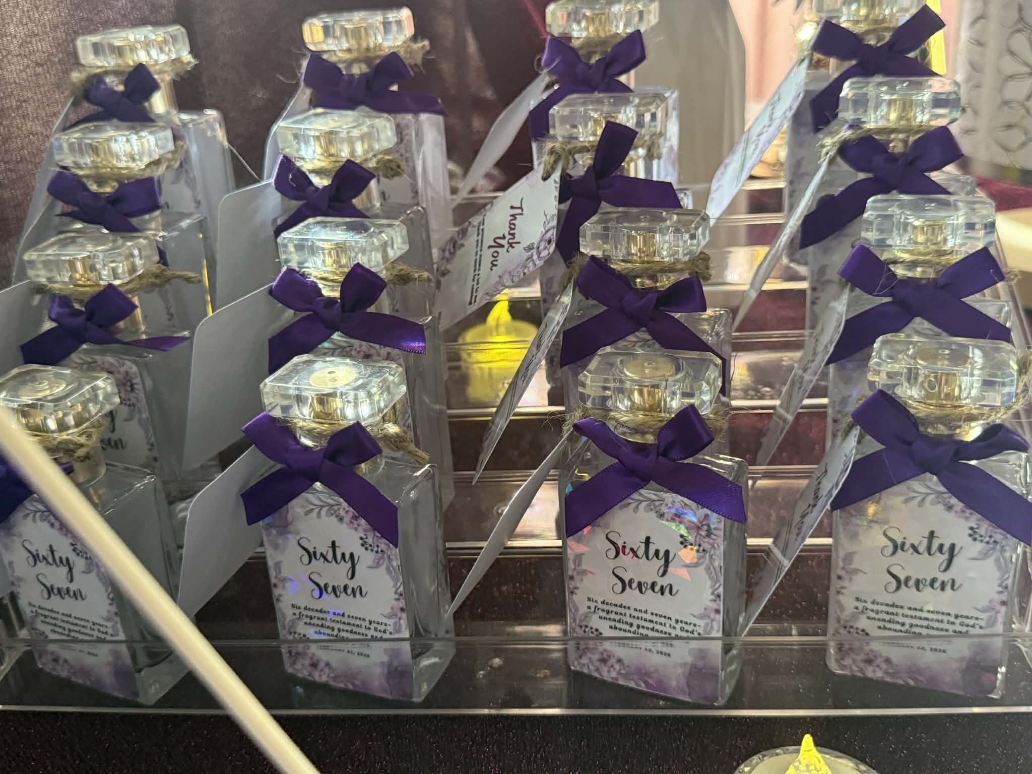 Perfumes display